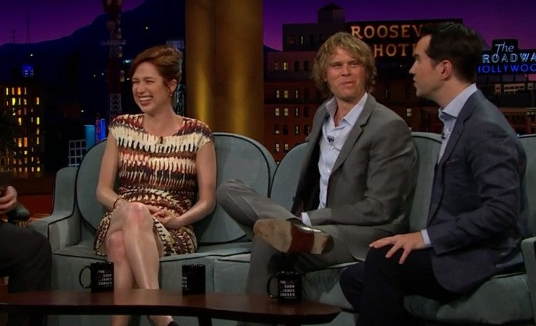 Jimmy Carr explains his one of a kind laugh and love for hecklers on the "Late Late Show"