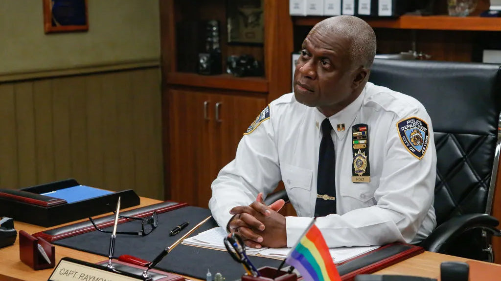Andre Braugher as Captain Raymond Holt on Brooklyn 99.