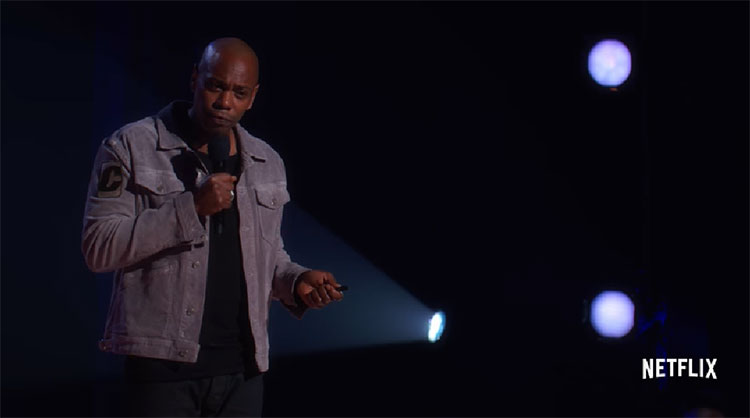 Dave Chappelle in new Netflix special, "You are poor. (Trump) is fighting for me."