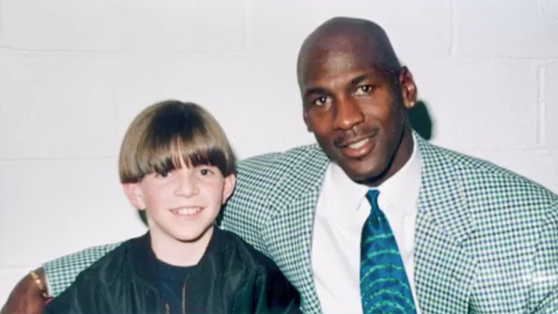 Gary Vider with Michael Jordan.