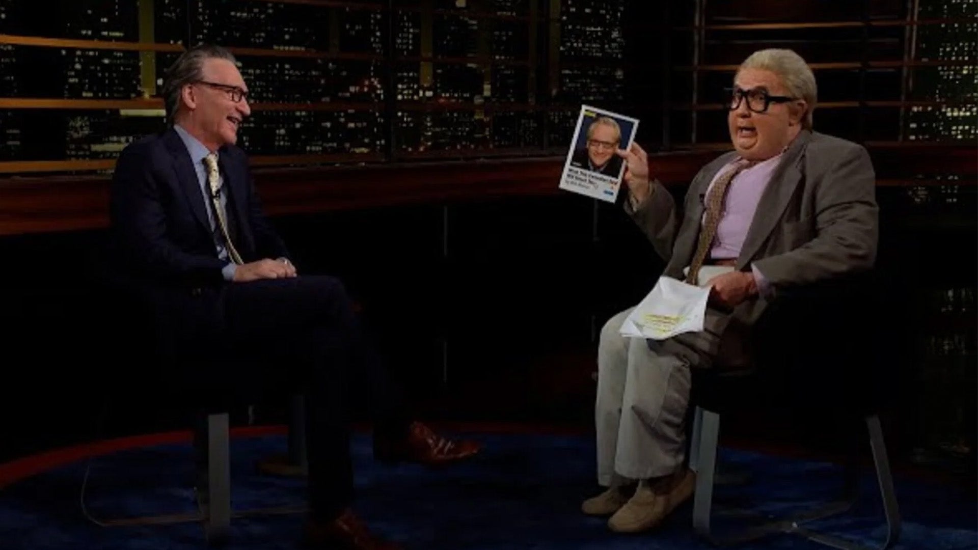 Watch Jiminy Glick “Interview” Bill Maher 800 Pound Gorilla