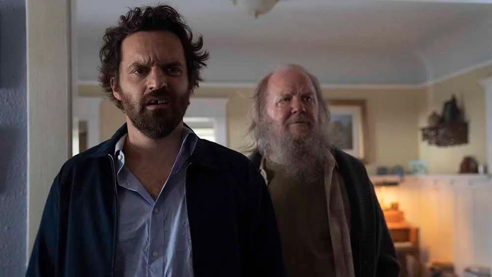 Jake Johnson & Biff Wiff in Self Reliance.