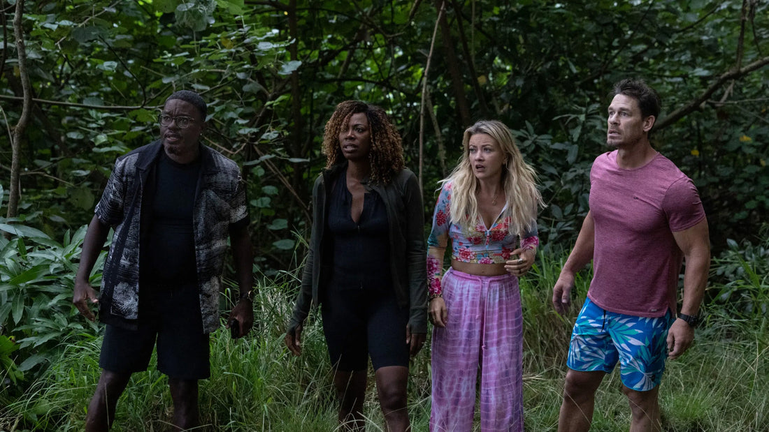 Lil Rel Howery, Ynonne Orji, Meredith Hagner & John Cena in Vacation Friends 2.