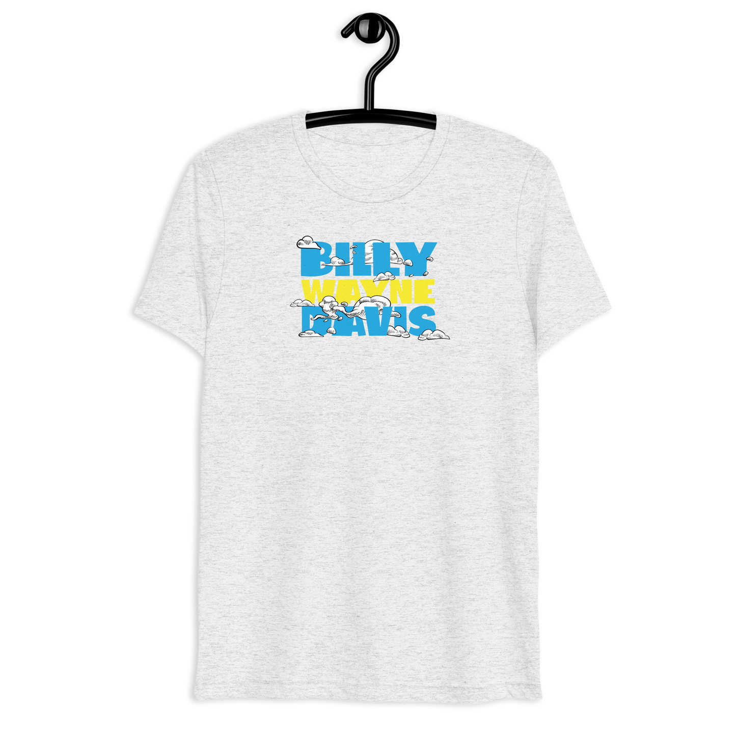 Billy Wayne Davis - Blue/Yellow - Short sleeve t-shirt