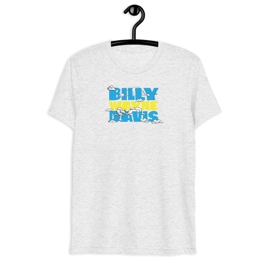 Billy Wayne Davis - Blue/Yellow - Short sleeve t-shirt