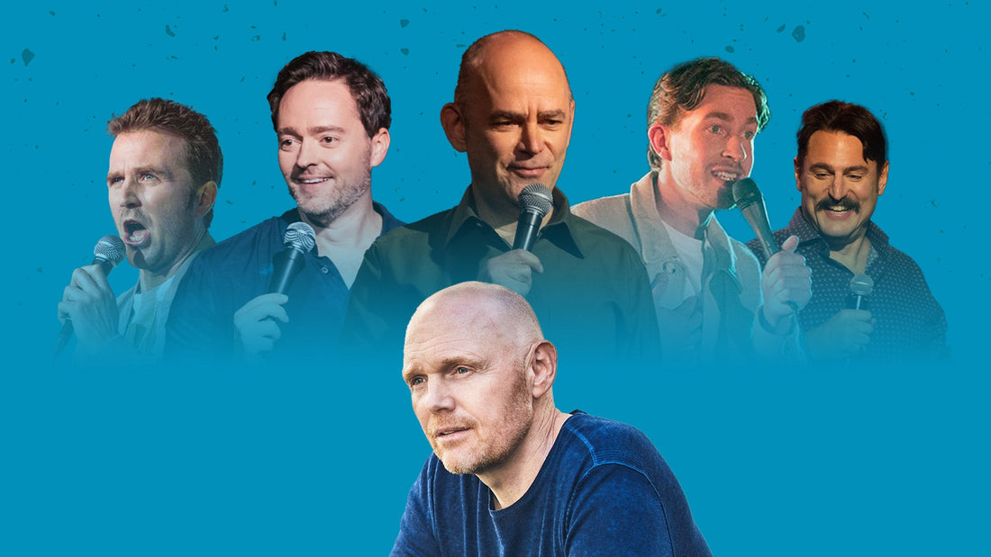 L-R clockwise: Gareth Reynolds, Mark Ellis, Todd Barry, Gavin Matts, Joe Bartnick & Bill Burr.