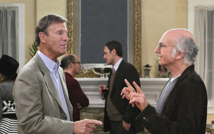 Bob Einstein & Larry David in Curb Your Enthusiasm.