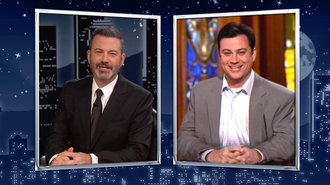 Watch Jimmy Kimmel talk to 2003 Jimmy Kimmel