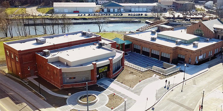 A walk through The National Comedy Center during its grand opening