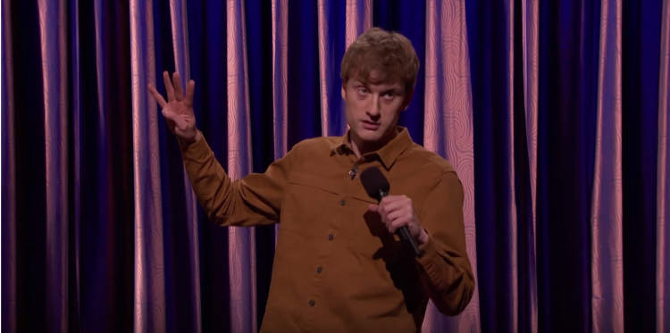 British comedian James Acaster made his US late night debut on "Conan"