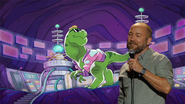 Want to hear Kyle Kinane voice an animated time-traveling dinosaur from the 80s? Then donate to this Kickstarter