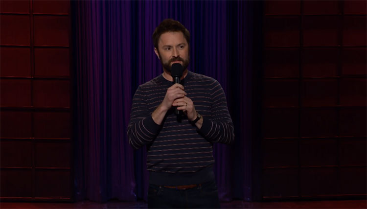 Adam Cayton-Holland breaks down his family lineage on "The Late Late Show"