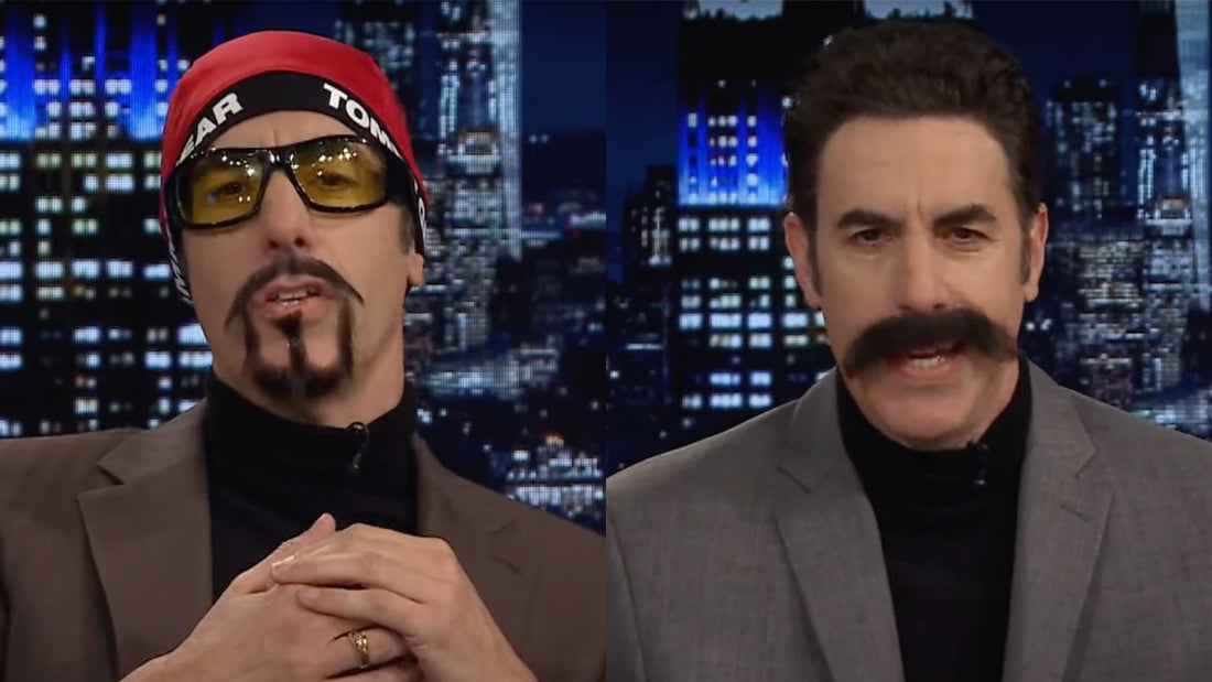 Sacha Baron Cohen as Ali G & Borat on the Tonight Show.