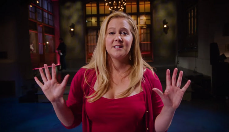 Amy Schumer knows her way around studio 8H in promos for her second time hosting "Saturday Night Live"