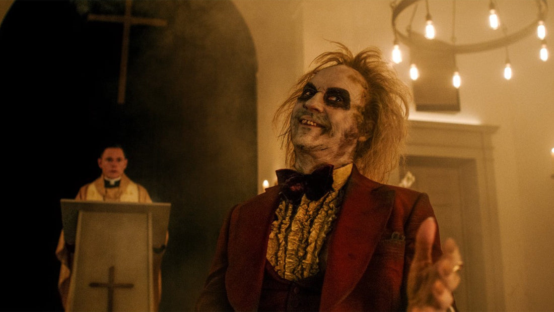 Michael Keaton in Beetlejuice Beetlejuice.