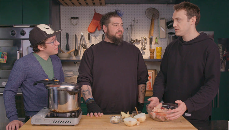 Big Jay Oakerson and Dan Soder cook for Marvel's "Eat The Universe"