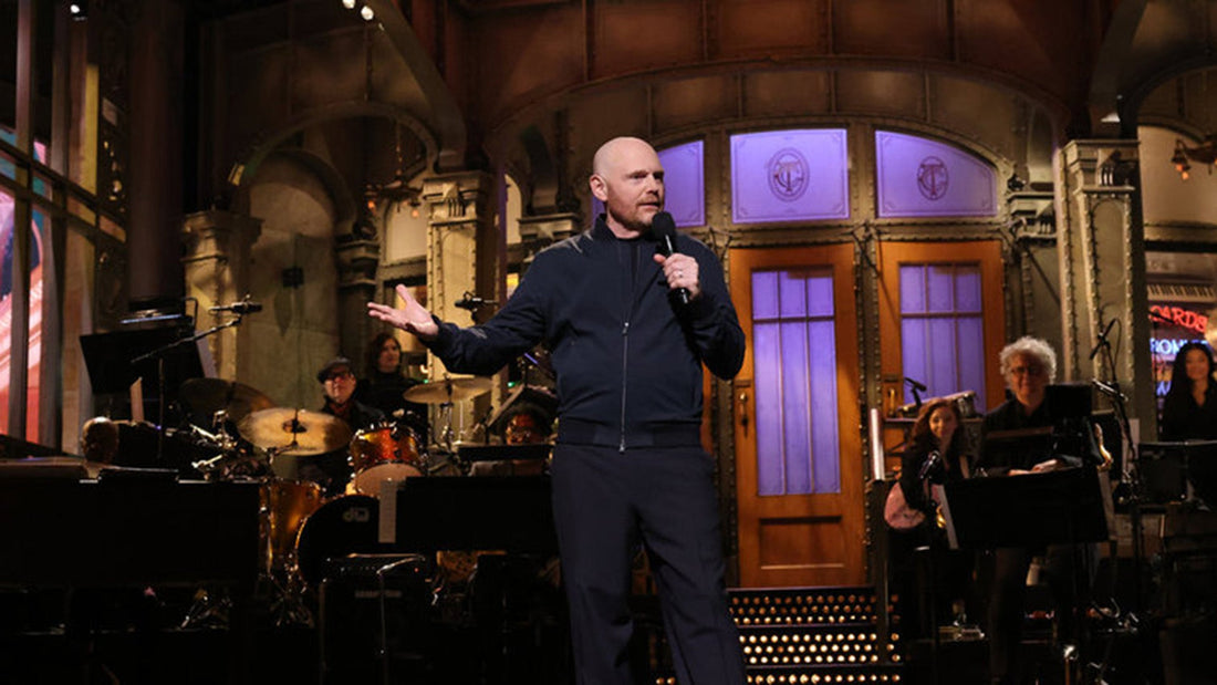 Bill Burr performing his monologue on Saturday Night Live.