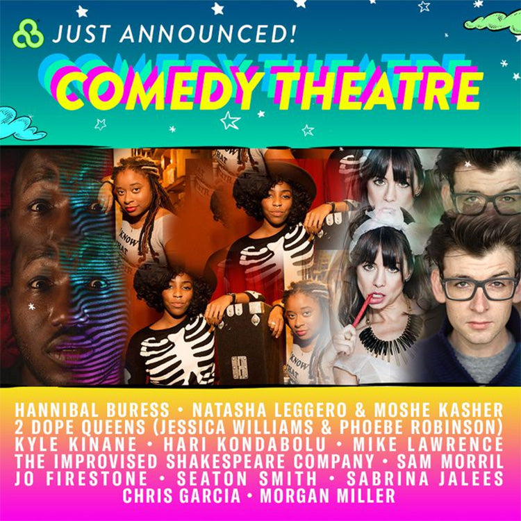 Hannibal Buress, Kyle Kinane, Moshe Kasher, and Natasha Leggero to perform at this year's Bonnaroo Tent