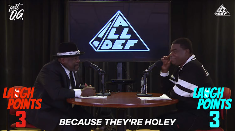 Tracy Morgan and Cedric The Entertainer square off with their best dad jokes to celebrate "The Last O.G."