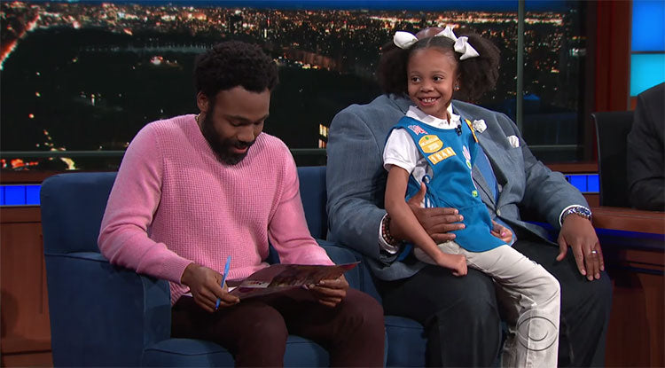 Donald Glover bought 113 boxes of this Girl Scout's cookies because she remixed his song