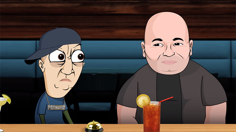 Robert Kelly talks about his European vacation with Chip Chipperson in animated short