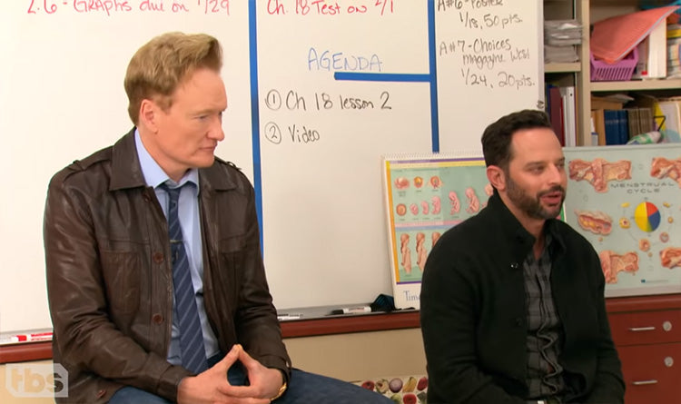 Nick Kroll and Conan O'Brien went and taught sex education to a bunch of high schoolers