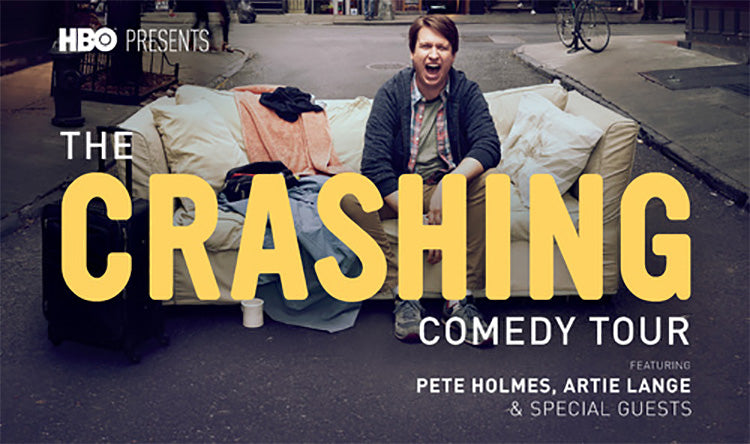 Pete Holmes to promote new HBO show with "The Crashing Comedy Tour," hitting the road with Artie Lange, Judd Apatow