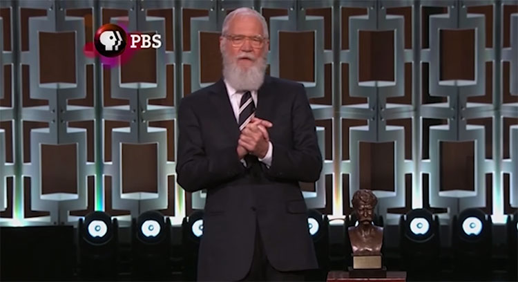 This week on TV: Dave Letterman takes the Mark Twain prize for humor