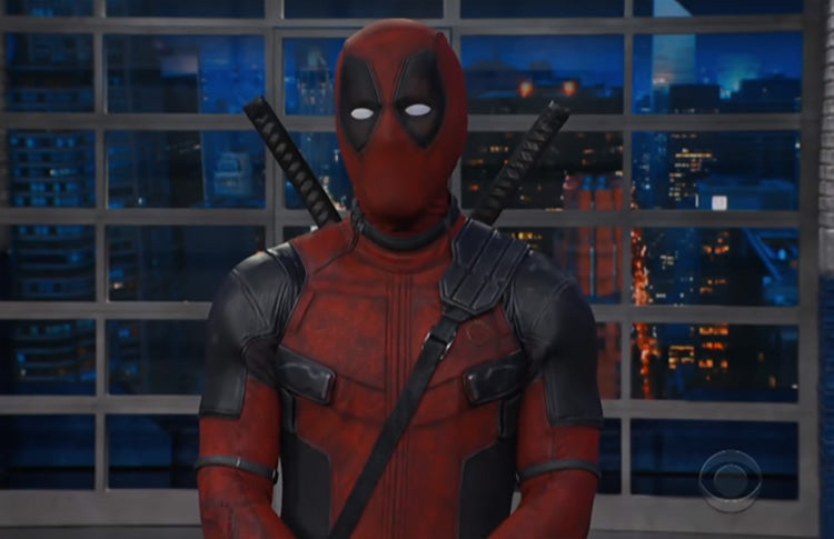 Deadpool takes over "The Late Show" and delivers Stephen Colbert's monologue