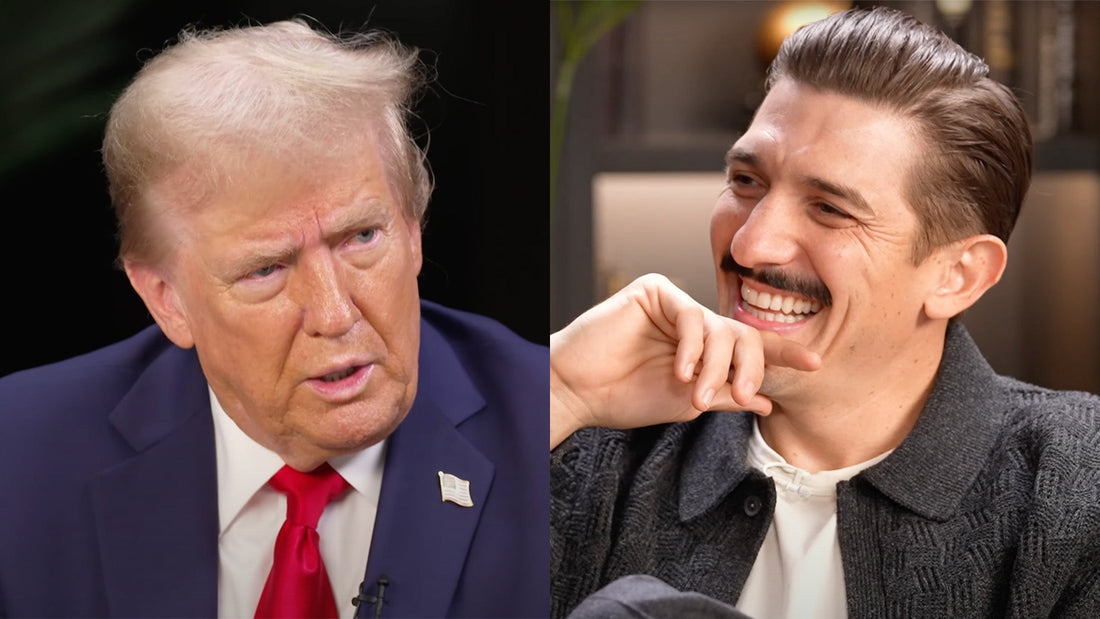 Donald Trump & Andrew Schulz on the Flagrant Podcast.