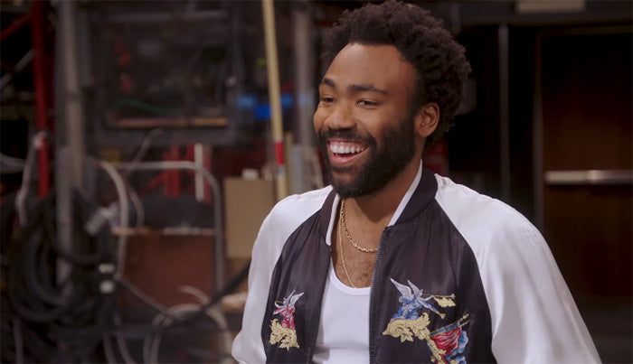 Donald Glover is not impressed by dominoes on these "Saturday Night Live" promos