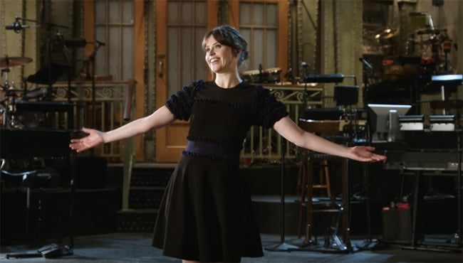 Felicity Jones rallies the Troop(ers) in the new promo for "Saturday Night Live"