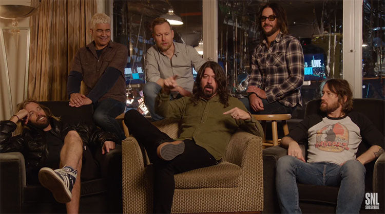 Foo Fighters discuss their history with "Saturday Night Live" in behind-the-scenes video