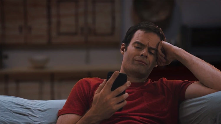 Bill Hader, Cecily Strong star in Steve Martin's new "Caroline" music video