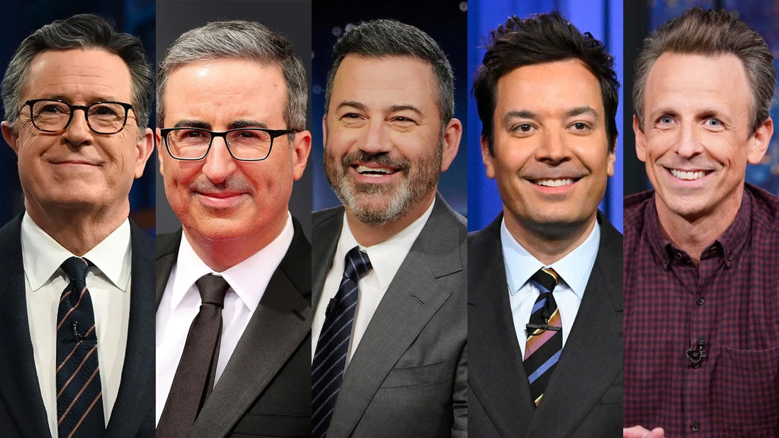 Stephen Colbert, John Oliver, Jimmy Kimmel, Jimmy Fallon & Seth Meyers.