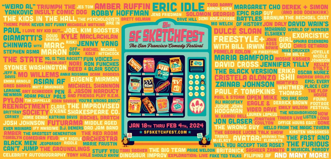 Sketchfest 2024 Lineup.