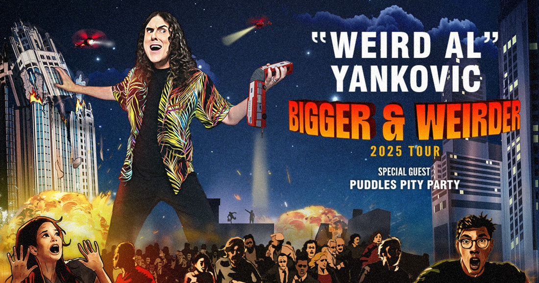 Weird Al Yankovic: Bigger And Weirder Tour.