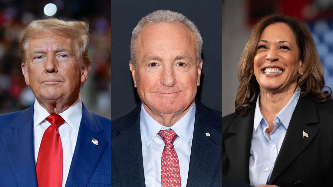 Donald Trump, Lorne Michaels & Kamala Harris.