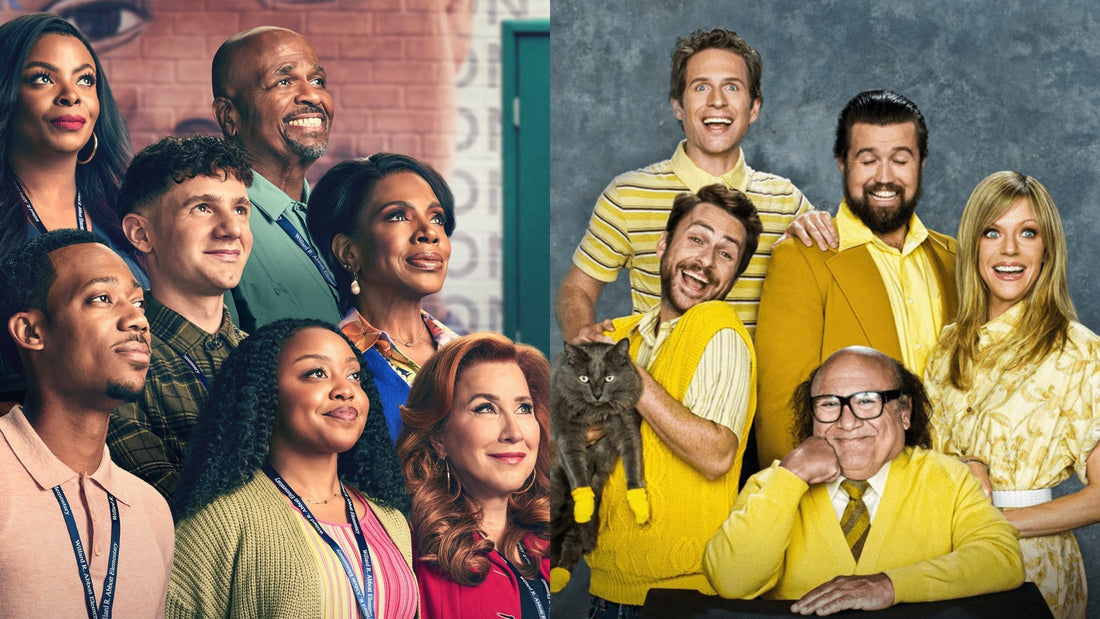 The casts of Abbott Elementary & It's Always Sunny In Philadelphia.