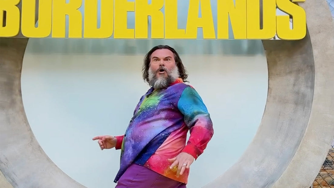 Jack Black at the Borderlands premiere.