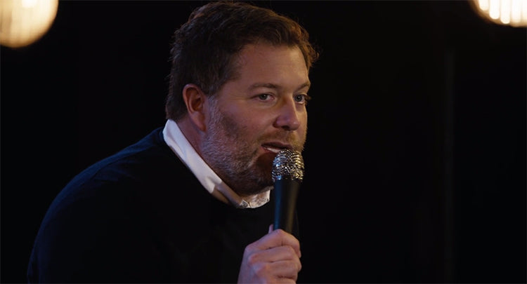 Watch an exclusive clip of Jay Larson's new comedy special, "Me Being Me"