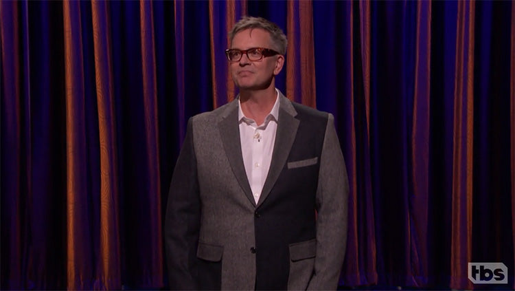 Jeff Caldwell's grandmother is now online, so he went on "Conan" to talk about it