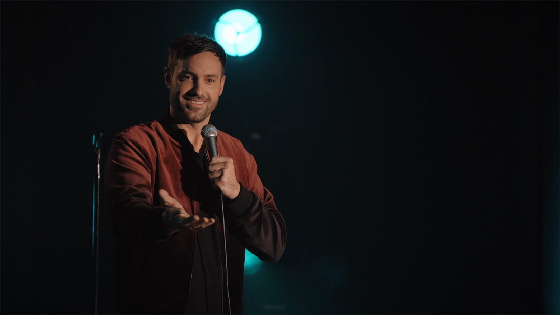 Jeff Dye performing his stand-up special "The Last Cowboy In LA."