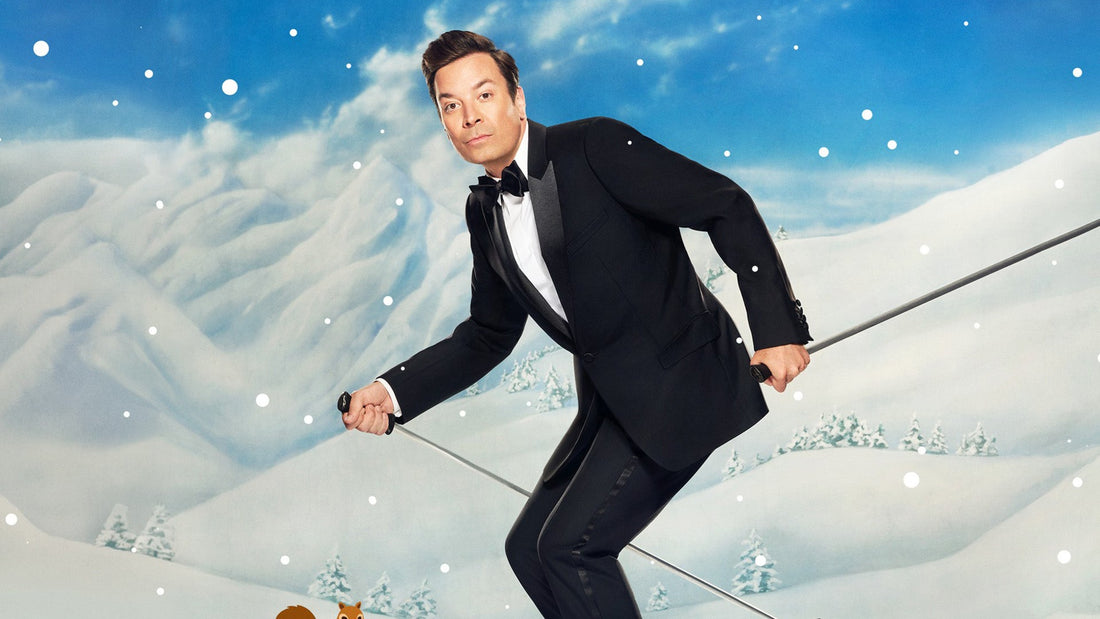 Jimmy Fallon on the cover of his album Holiday Seasoning.