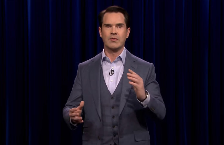 Jimmy Carr stopped by "The Tonight Show" to talk about his best ultimate gold greatest hits