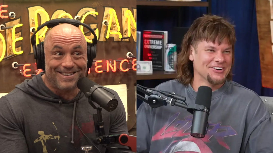 Joe Rogan on the Joe Rogan Experience & Theo Von on This Past Weekend.