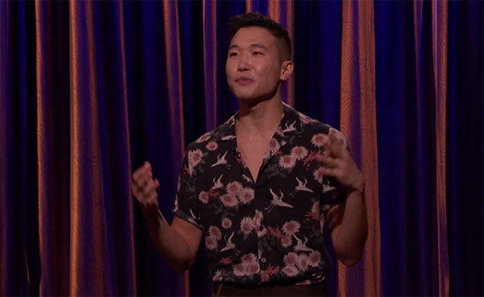 Joel Kim Booster goes on "Conan" to compare 2017 to a horror movie