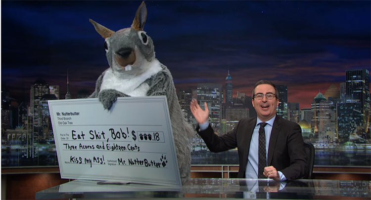 The ACLU issues brief to help John Oliver in a legal case stating, "Anyone can legally say 'Eat Sh*t, Bob!'"