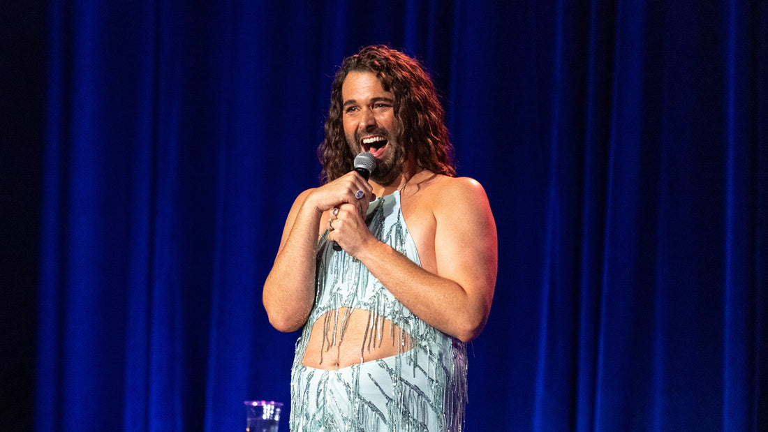 Jonathan Van Ness performing their stand-up special "Fun & Slutty" on Veeps.