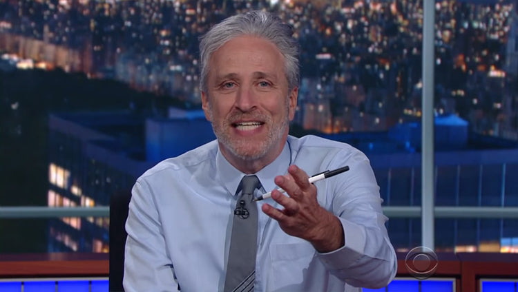 Jon Stewart went on Colbert to tell the media how to get its groove back